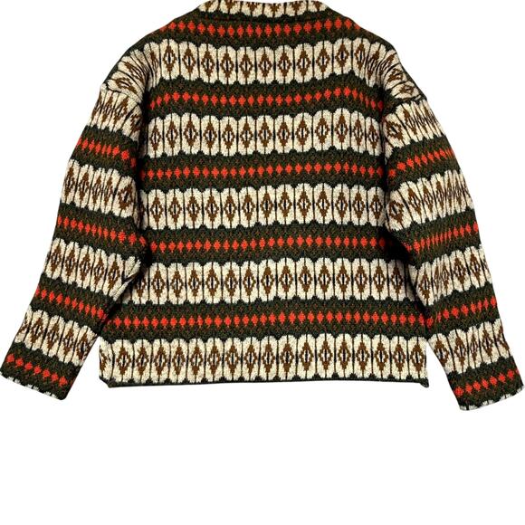 VTG Iceland Hans Heitsch Sweater Womens S M Scandanavian Lambs Wool Sweden Boho - Picture 7 of 7